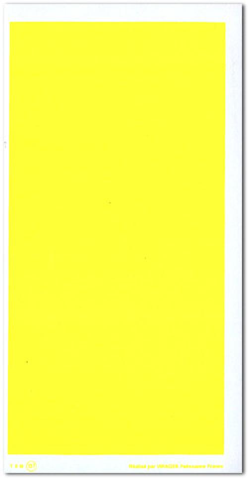 VIRAGES sheet plain yellow fluo